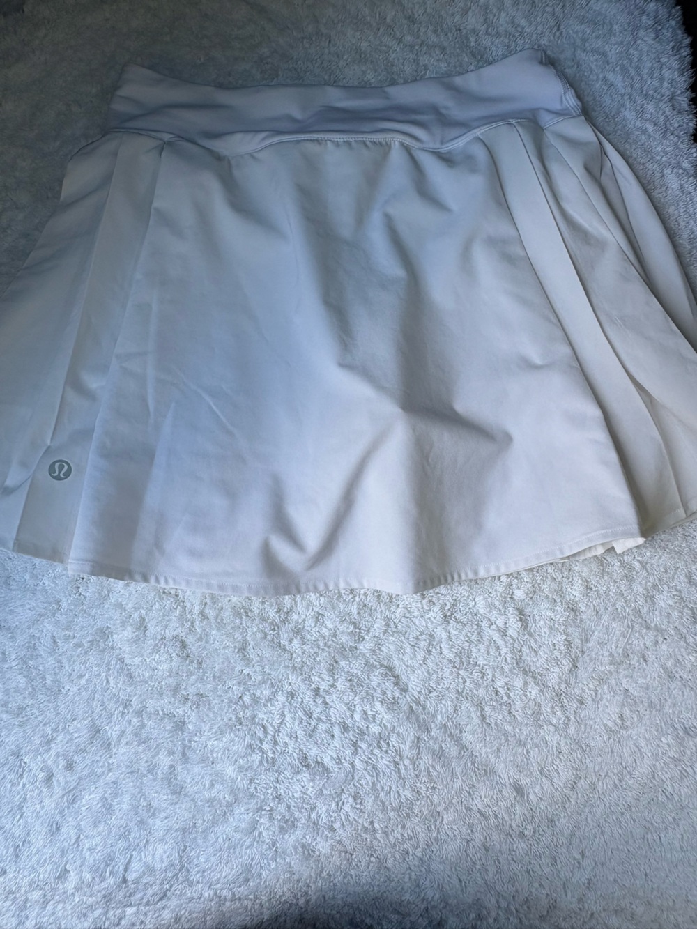 lululemon athletica White Athletic Skort with Subtle Logo